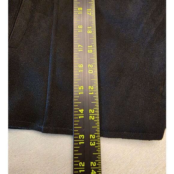 NWT Tahari Faux Leather Women's Draped Moto Jacket SZ Medium Black - Picture 8 of 8